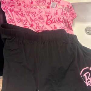 Barbie Black Sleepwear with Pink Label